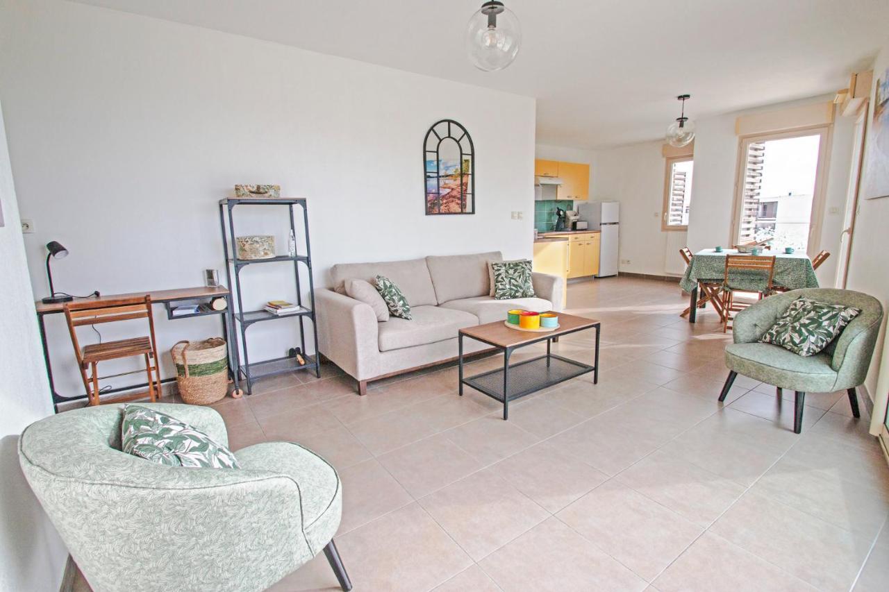 Appartement 4 Personnes, Grande Terrasse, Parking Prive, Wifi 蒙彼利埃 外观 照片