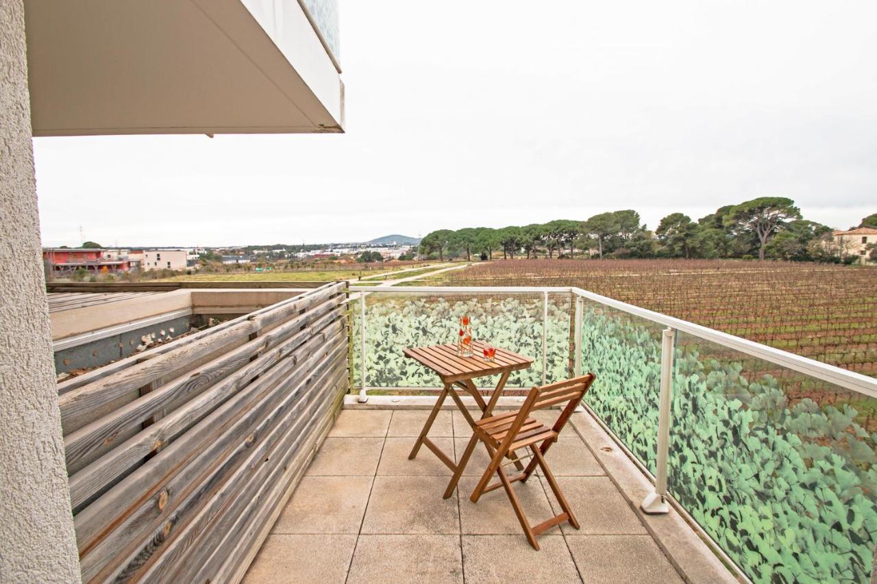 Appartement 4 Personnes, Grande Terrasse, Parking Prive, Wifi 蒙彼利埃 外观 照片